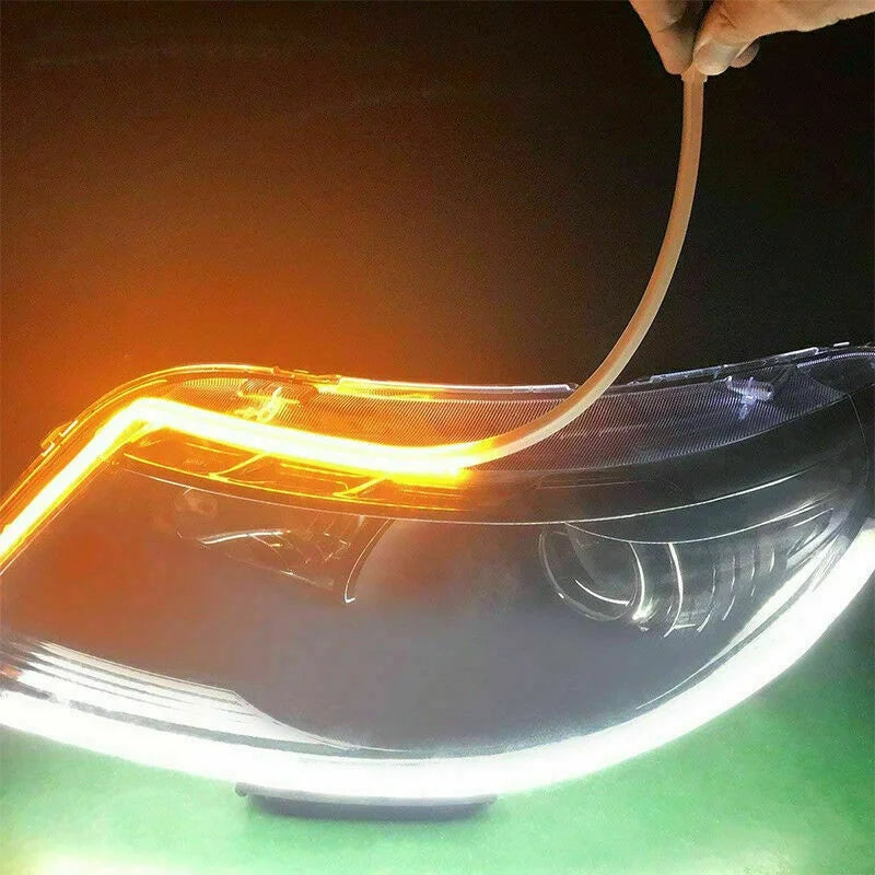 Led Guide Strip Headlight for Car Daytime Running Lights