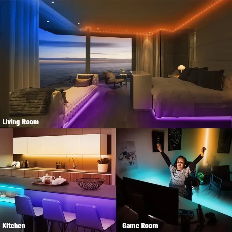 40M/131Ft LED Strip Lights APP Control Color Changing RGB Led Light