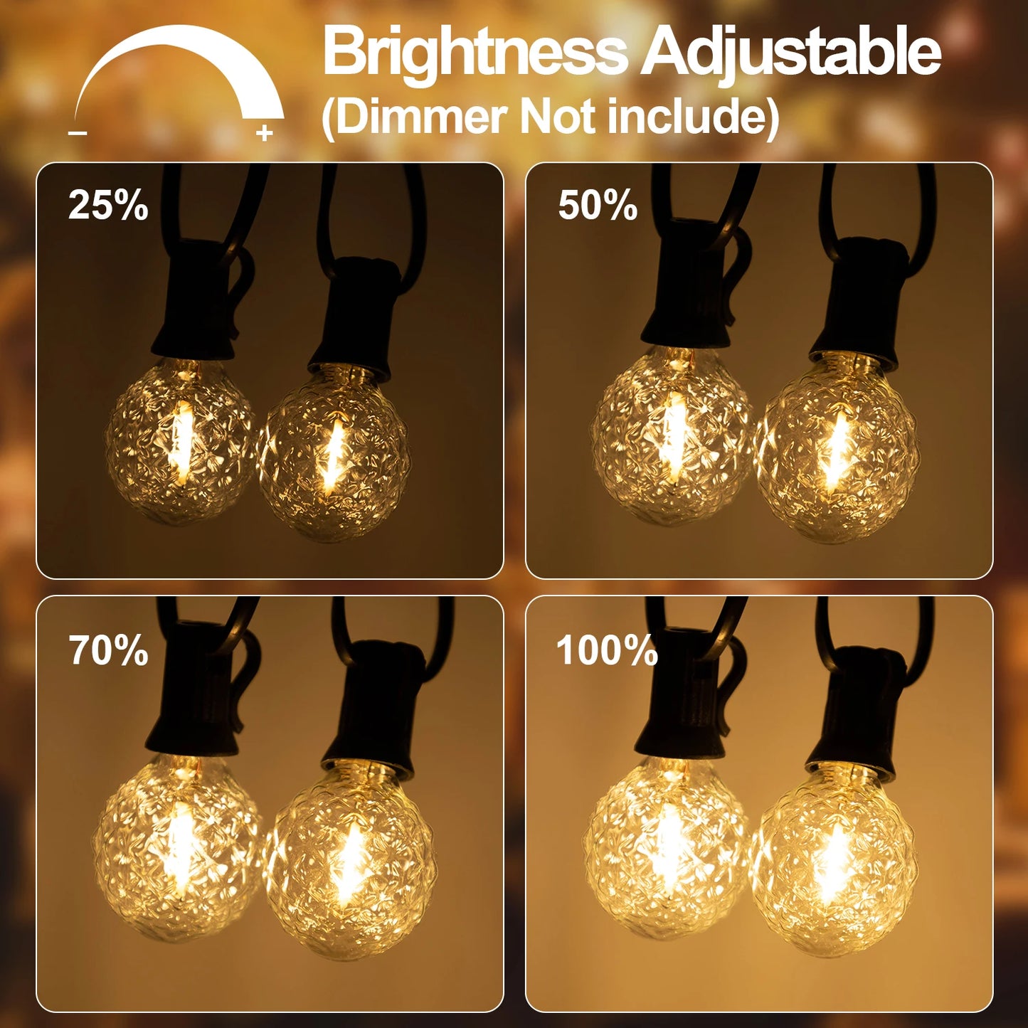 Waterproof Garden Festoon LED Light Outdoor String Lights