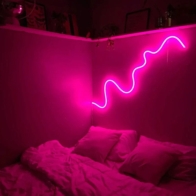 USB LED Neon Rope Lights, RGB Led Strip Lights with Remote