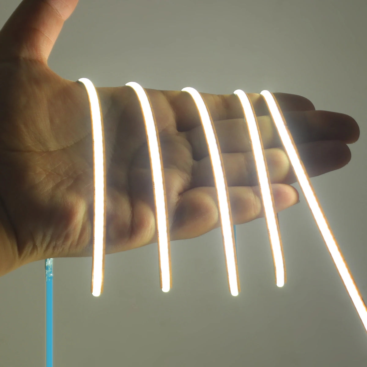 5MM COB LED Strip Light 12V 24V 400LEDS/M Flexible Ribbon Rope LED Light