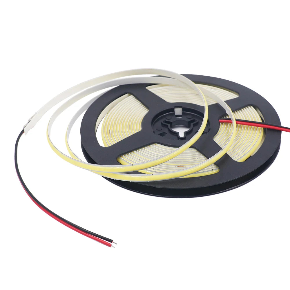 DC 5V 12V COB LED Strip  COB LED Tape Light Bar Lighting