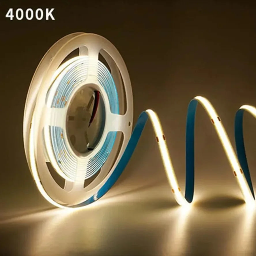 Flexible Tape Lights Dimmable COB LED Strip Light Smart
