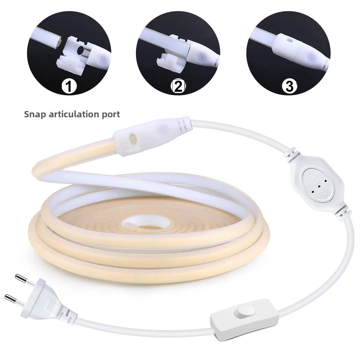 Super Bright 110V 220V Cob LED Strip Light FOB LED Tape