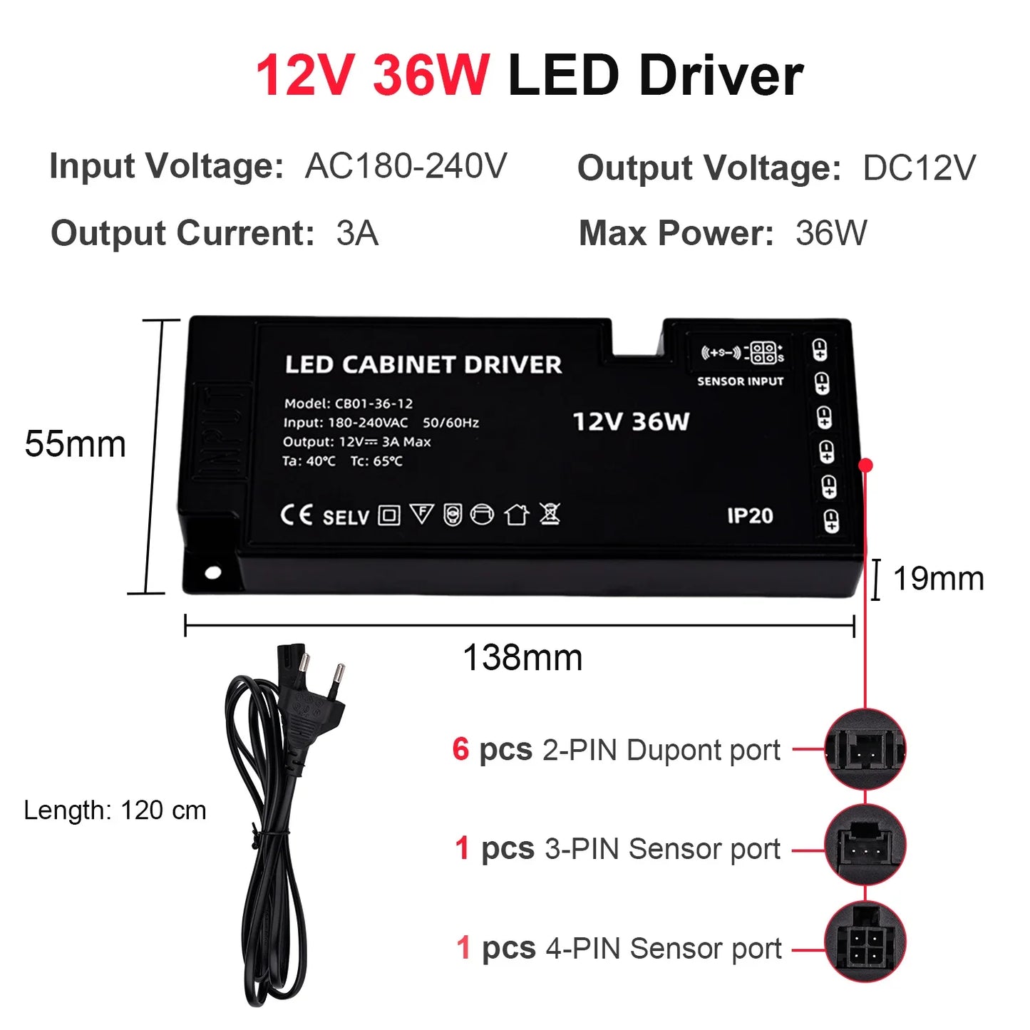 Under Cabinet COB LED Strip Light Collection Display