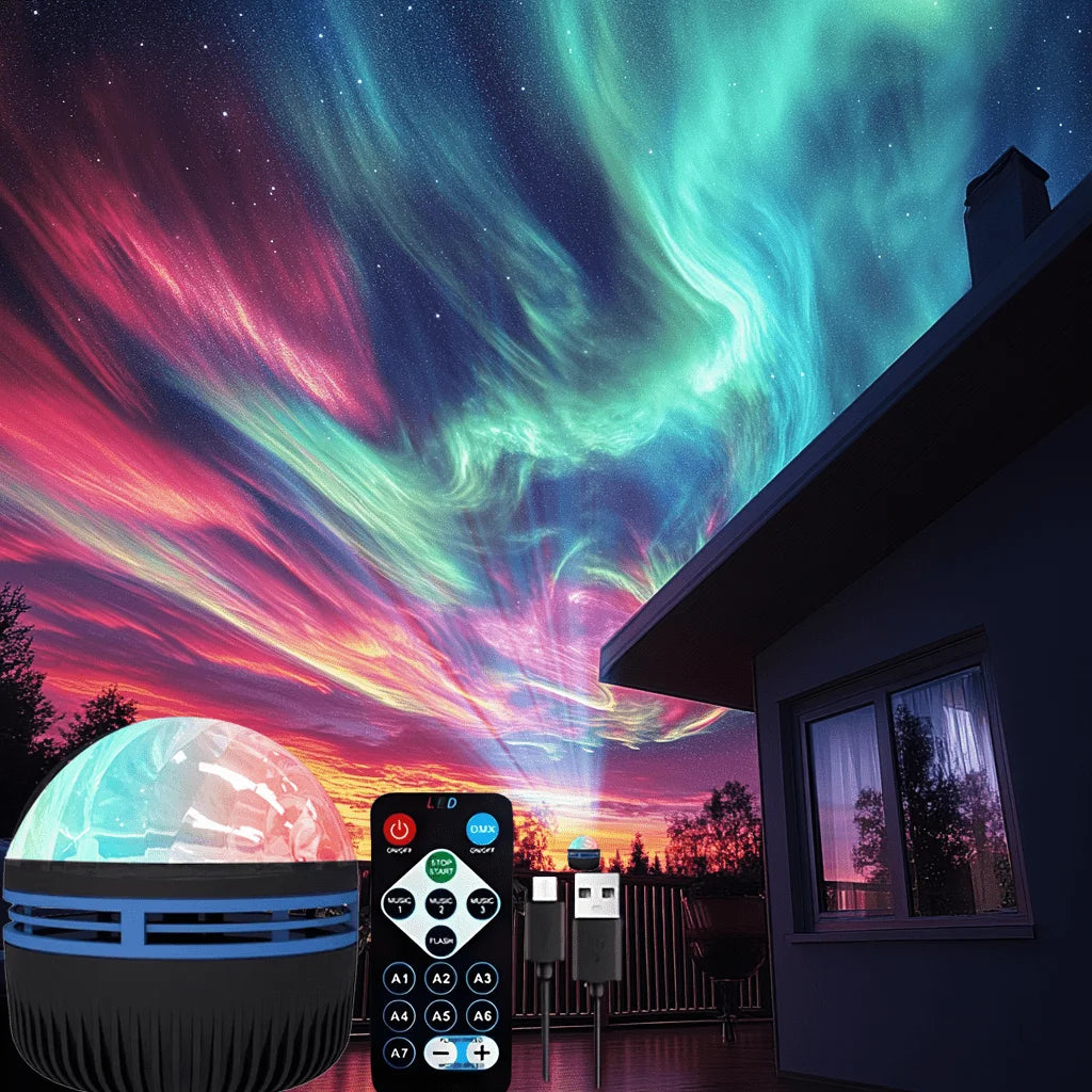 LED Night Light 7 Colors Starry Sky Projector Light