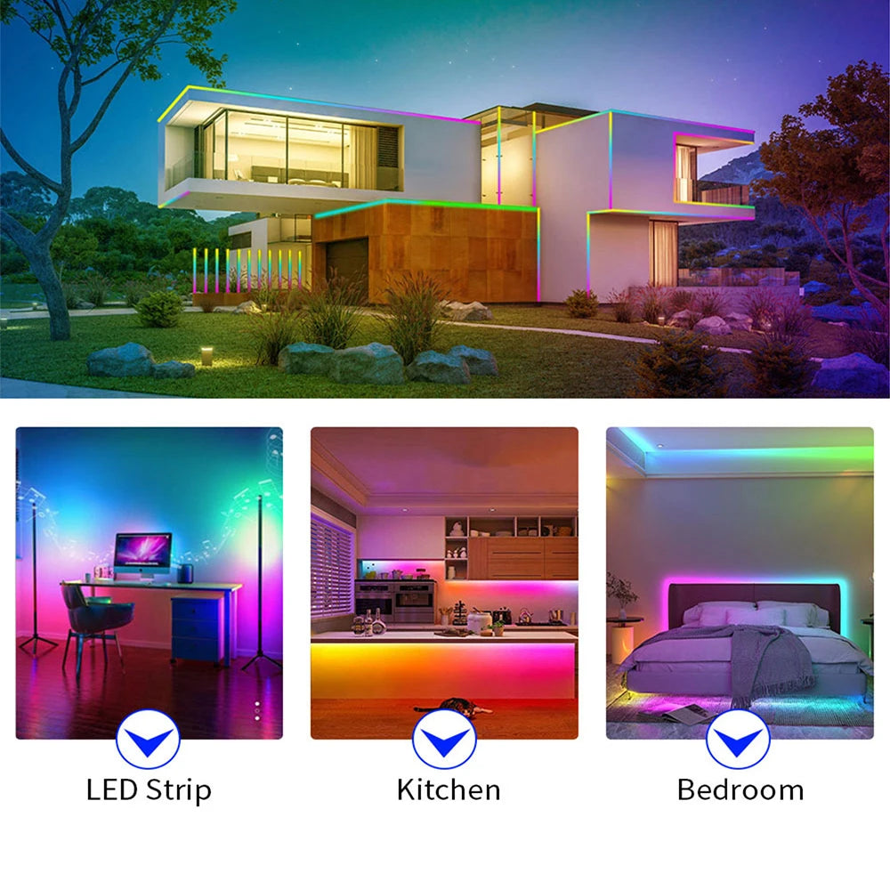 COB LED Light Strip Pixel Addressable 360 480 720 576 LEDs RGB