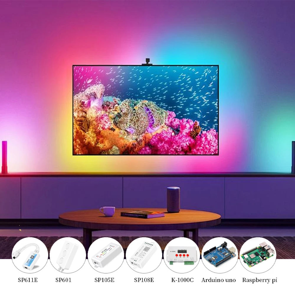 COB LED Light Strip Pixel Addressable 360 480 720 576 LEDs RGB