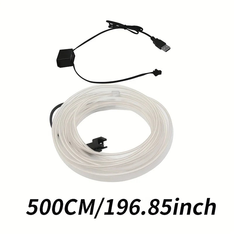 Car Interior Atmosphere Light Strip 5M EL Wiring Decorative