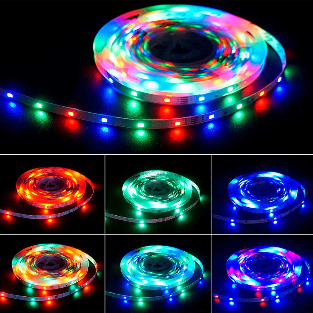 RGB PC LED TV USB Light Strip Backlight 2835 0.5m- 5m Warm White