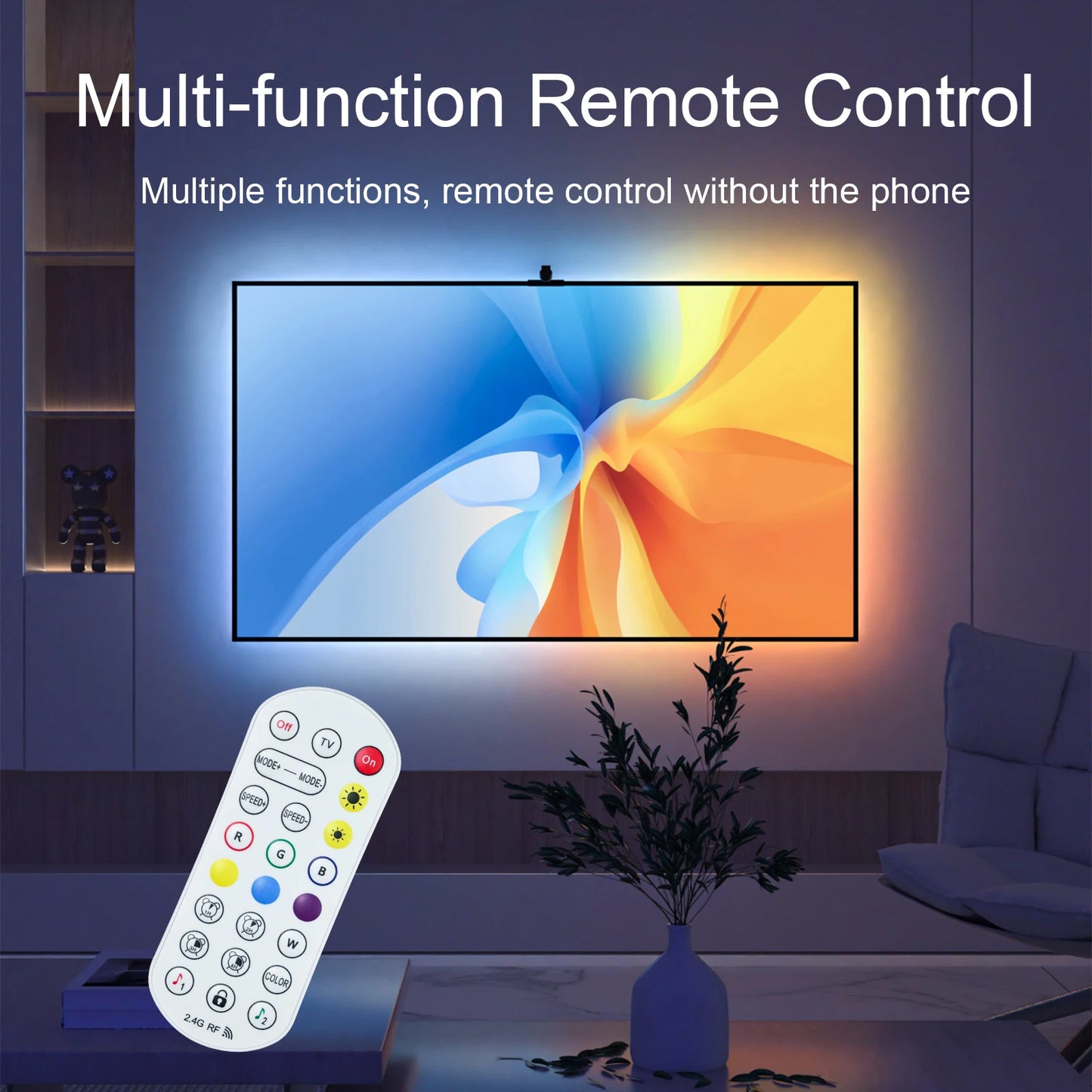 Immersion TV Backlights with Camera Smart Ambient TV Strip Light