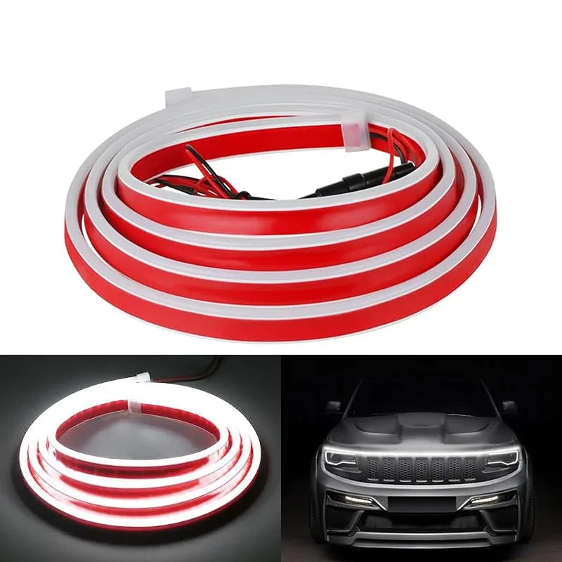 Daytime Running Lights LED Engine Hood Light Bar Kit
