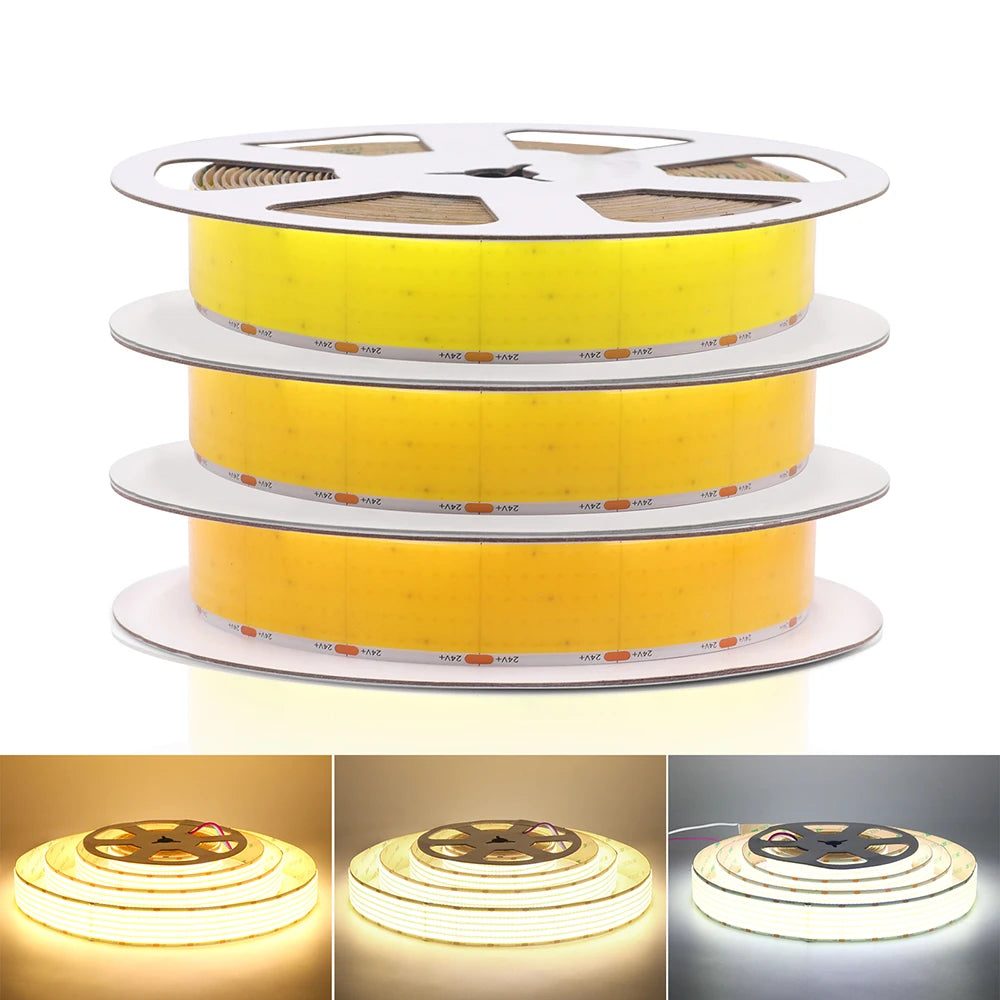 LED Strip Super Bright Flexible Tape High Density Linear Lights