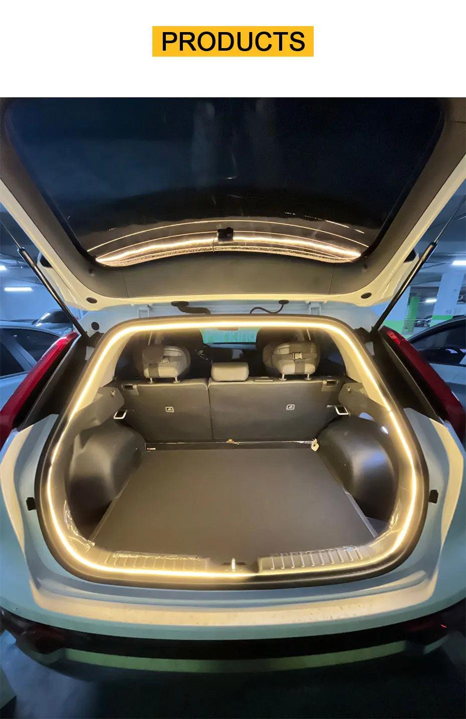 Car Trunk Light Strip Led Atmosphere Lamp