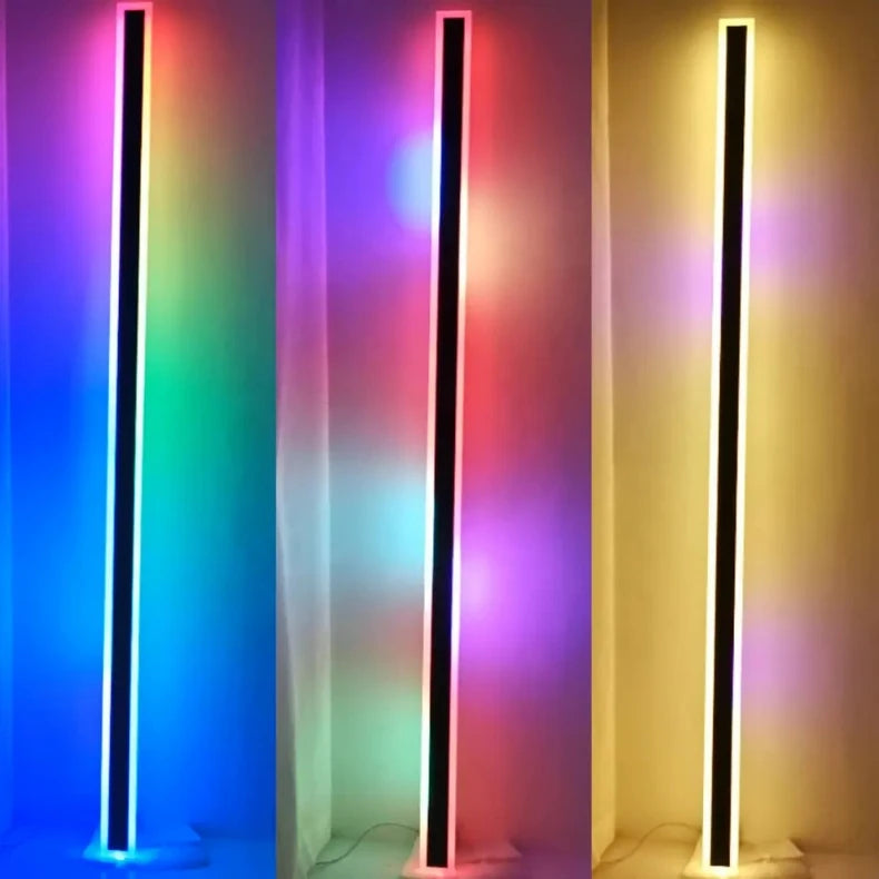 Outdoor Long Strip RGB LED Wall Lamp Remote/Tuya WiFi APP