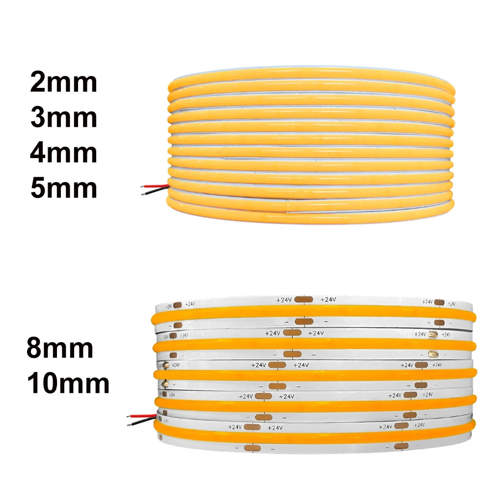 COB LED Strip Lights for Home Decor High Density