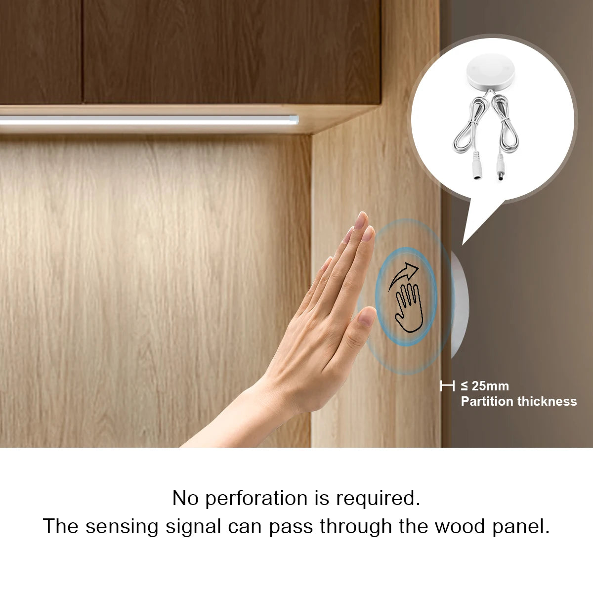 1m-10m Motion Sensor Hand Scan Touch Sensor Dimming Neon Light