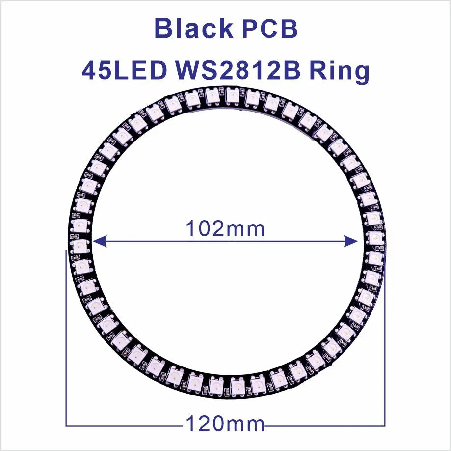 DC5V WS2812B Pixel Ring LED Panel Light Individual