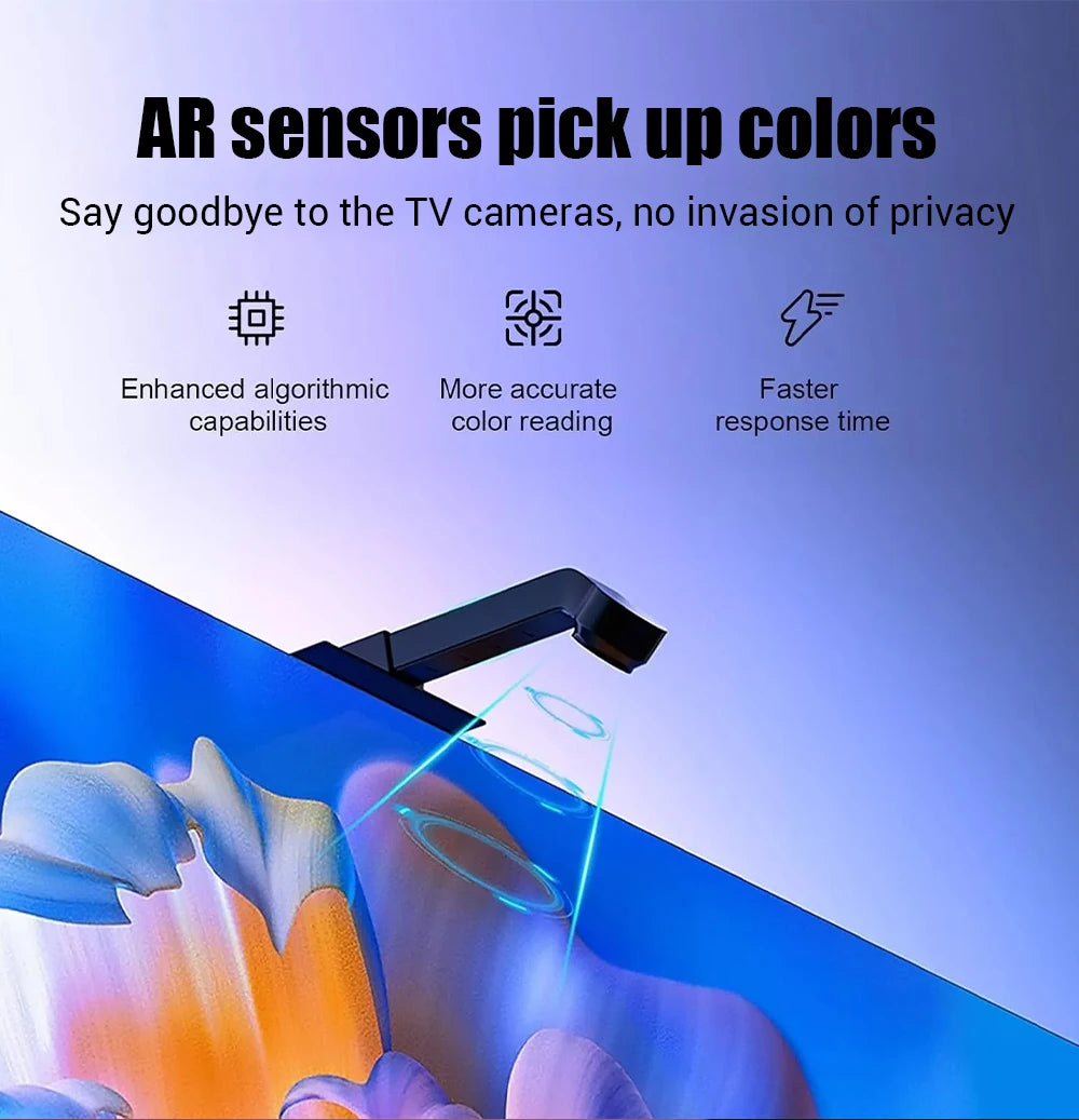 LED TV Led Backlight RGBIC USB Strip Light with AR Color