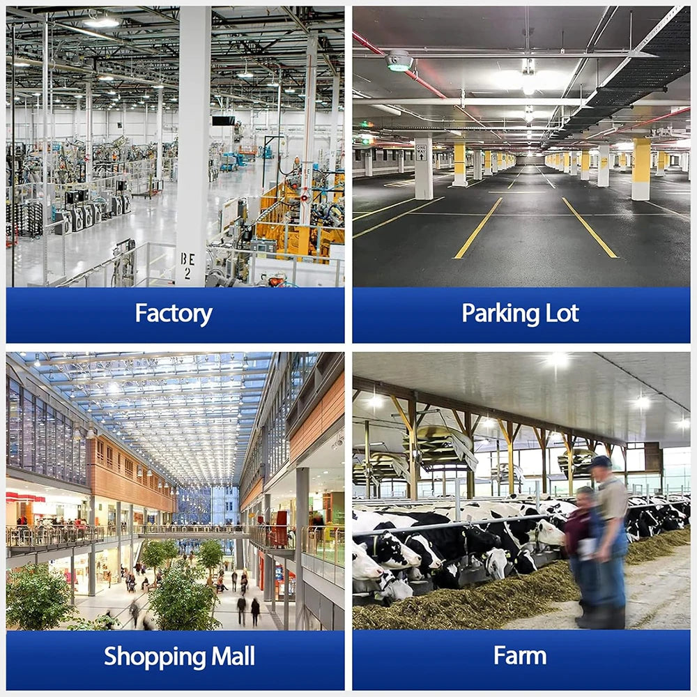 LED Industrial Light 100W 150W 200W UFO Bay Lights Super Bright