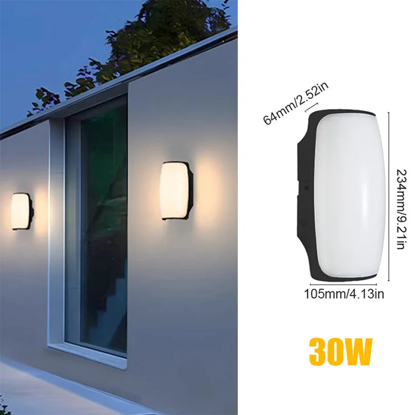 Led Outdoor Wall Light Waterproof IP66 Motion Sensor Led Outdoor