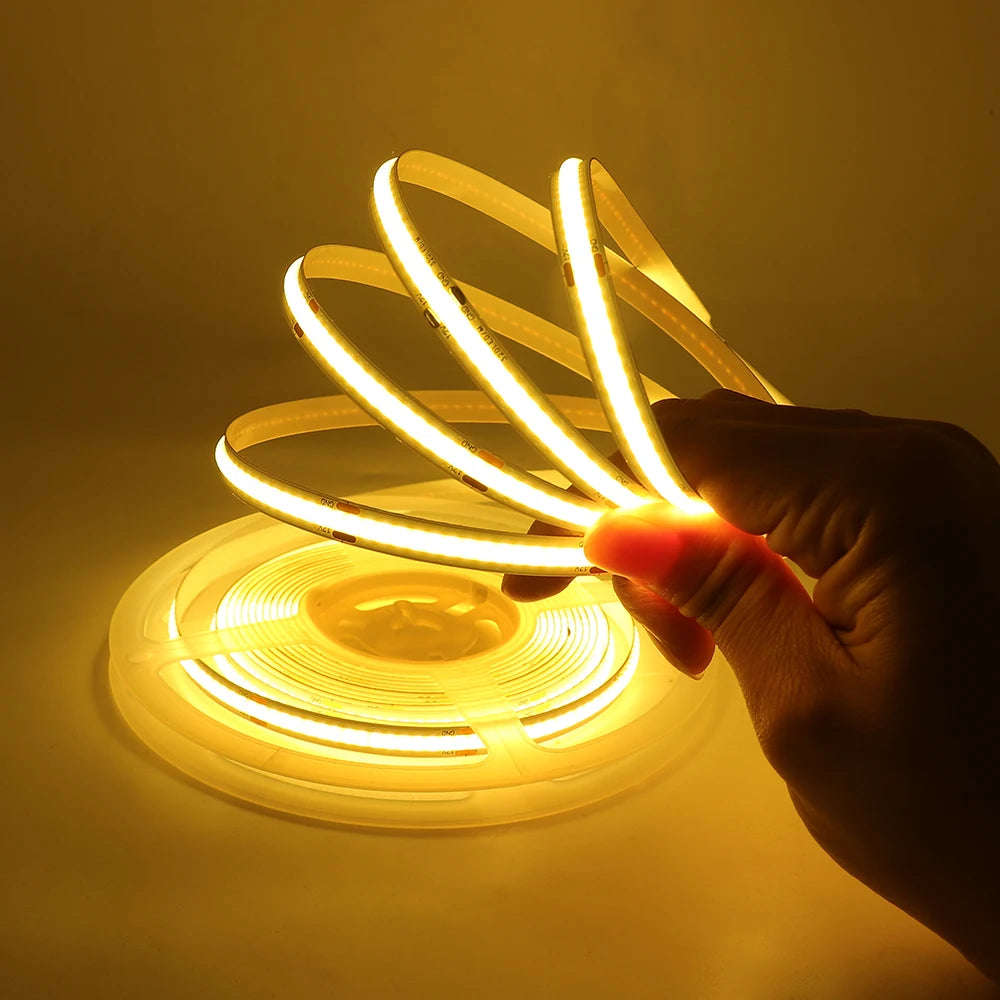 COB LED Strip Light High Density Flexible COB FOB LED Light