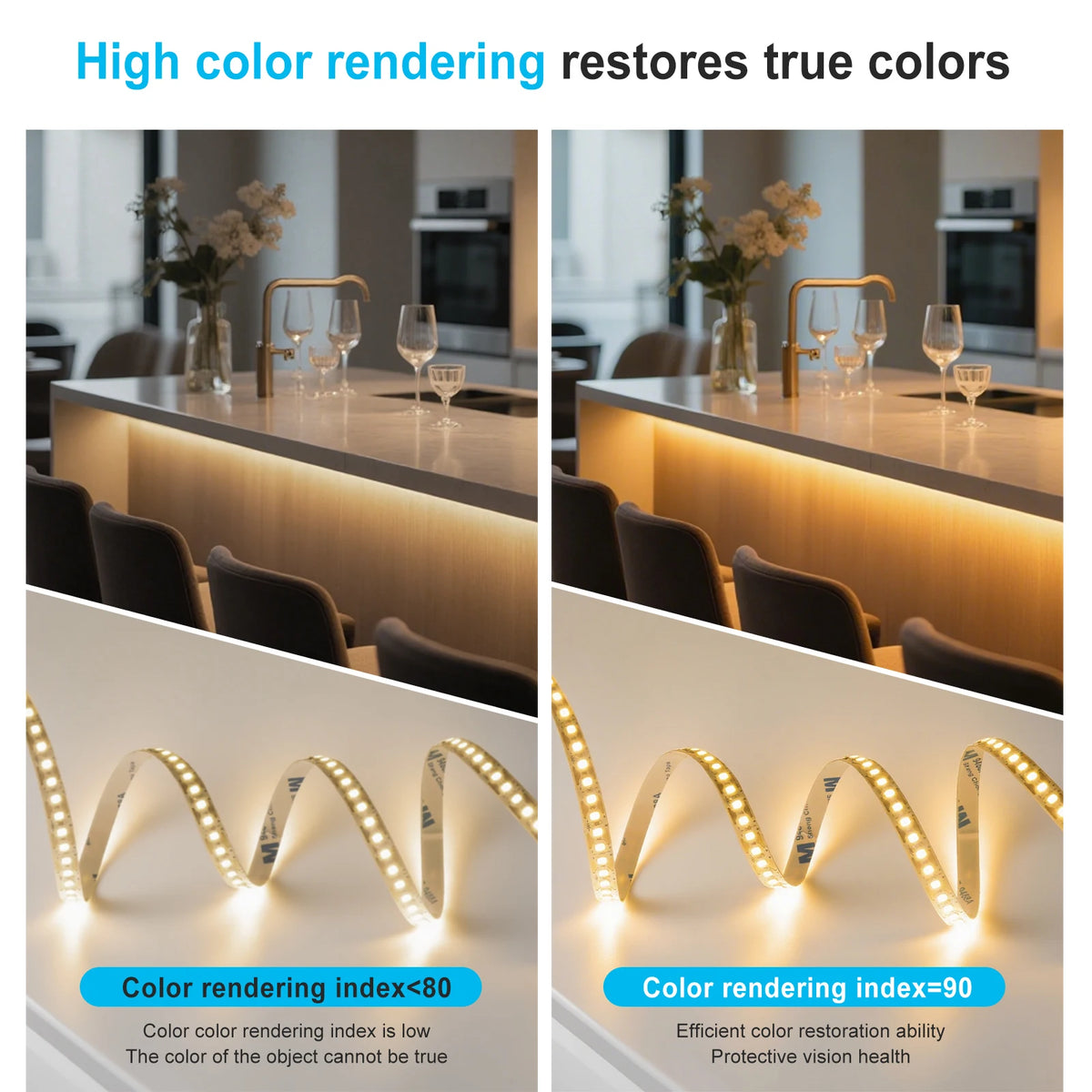 24V 5m 10m/Roll LED Strip Light High Bright 180LEDs/M