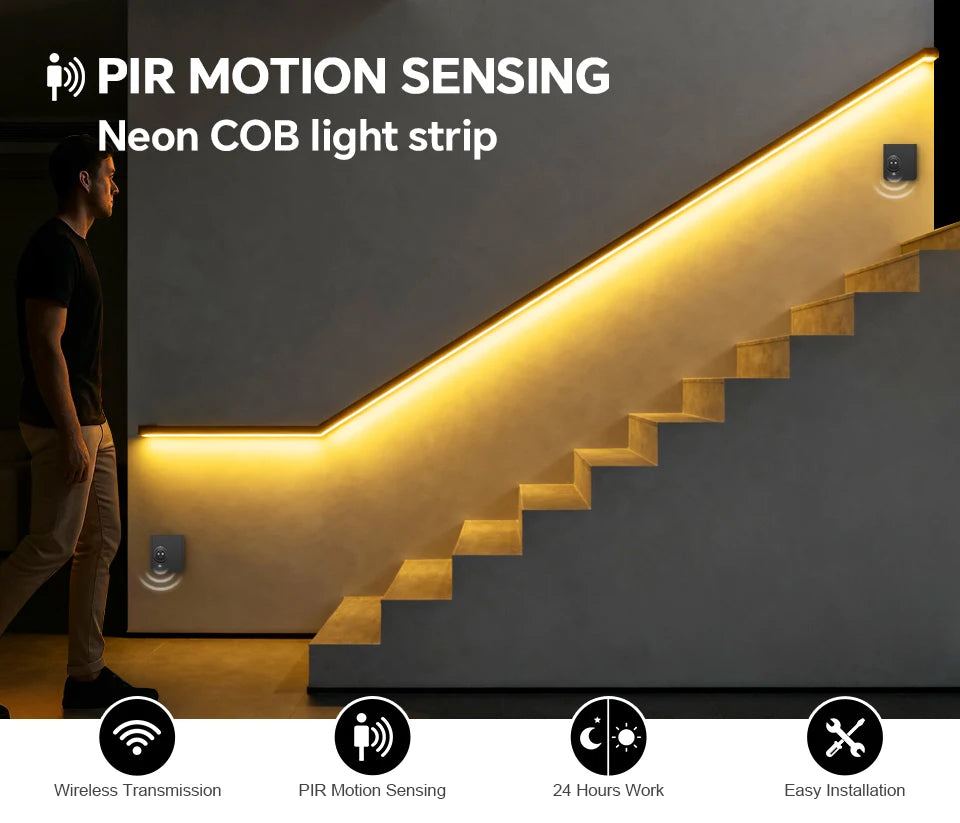 NEW 10M 5M Set Solid COB Neon LED Strip Light