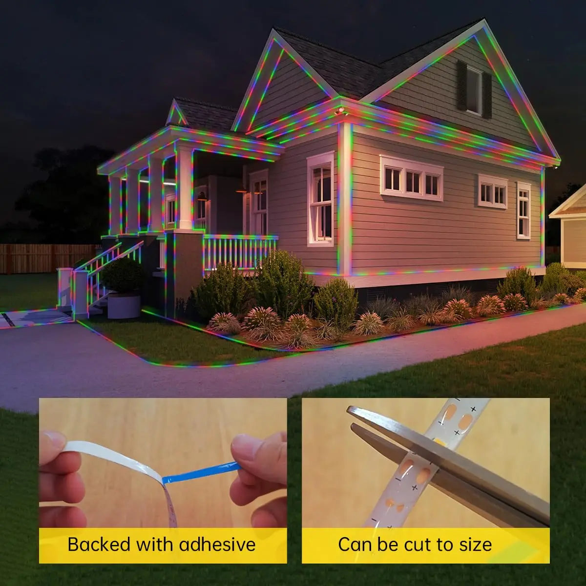 5m Solar LED Strip Light Outdoor Solar Powered 150 LED