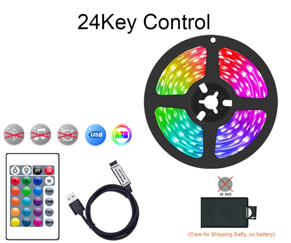 Wifi Rgb Led Strip Lights 5050 Tv Backlight Smart Led Tape Light