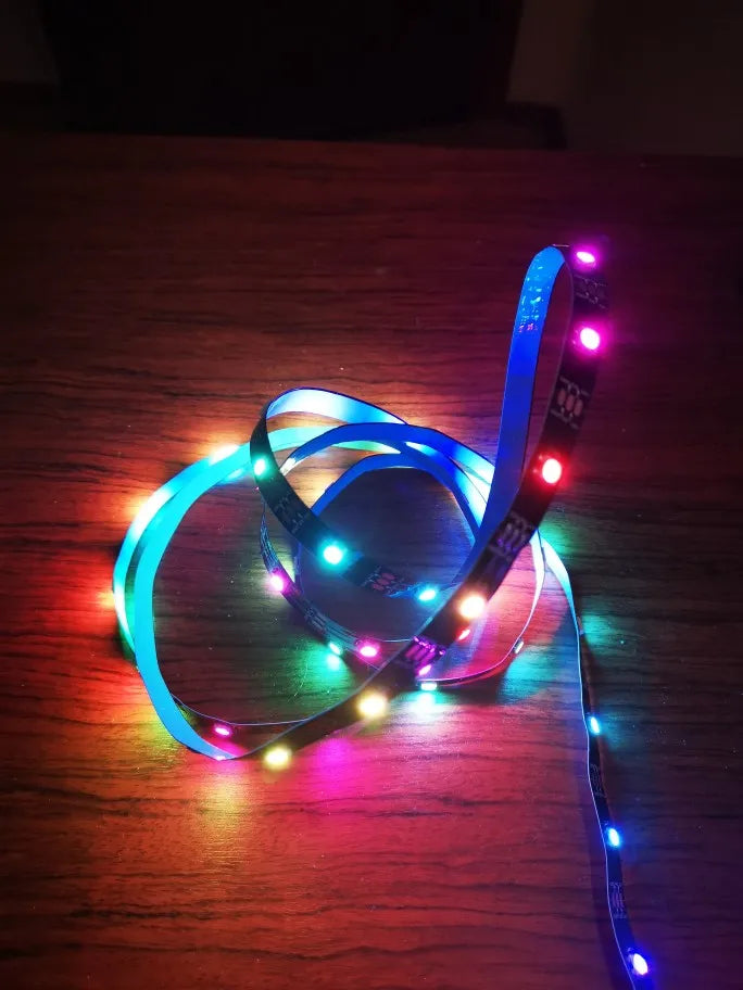 WS2812b ARGB LED Strip Light Addressable Rainbow Light