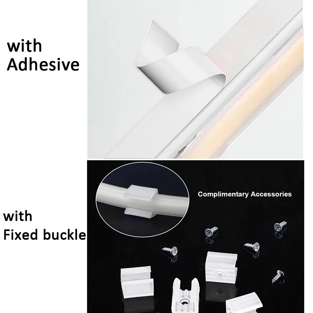220V Led Strip with ON/OFF Switch Waterproof COB LED Strip 220V