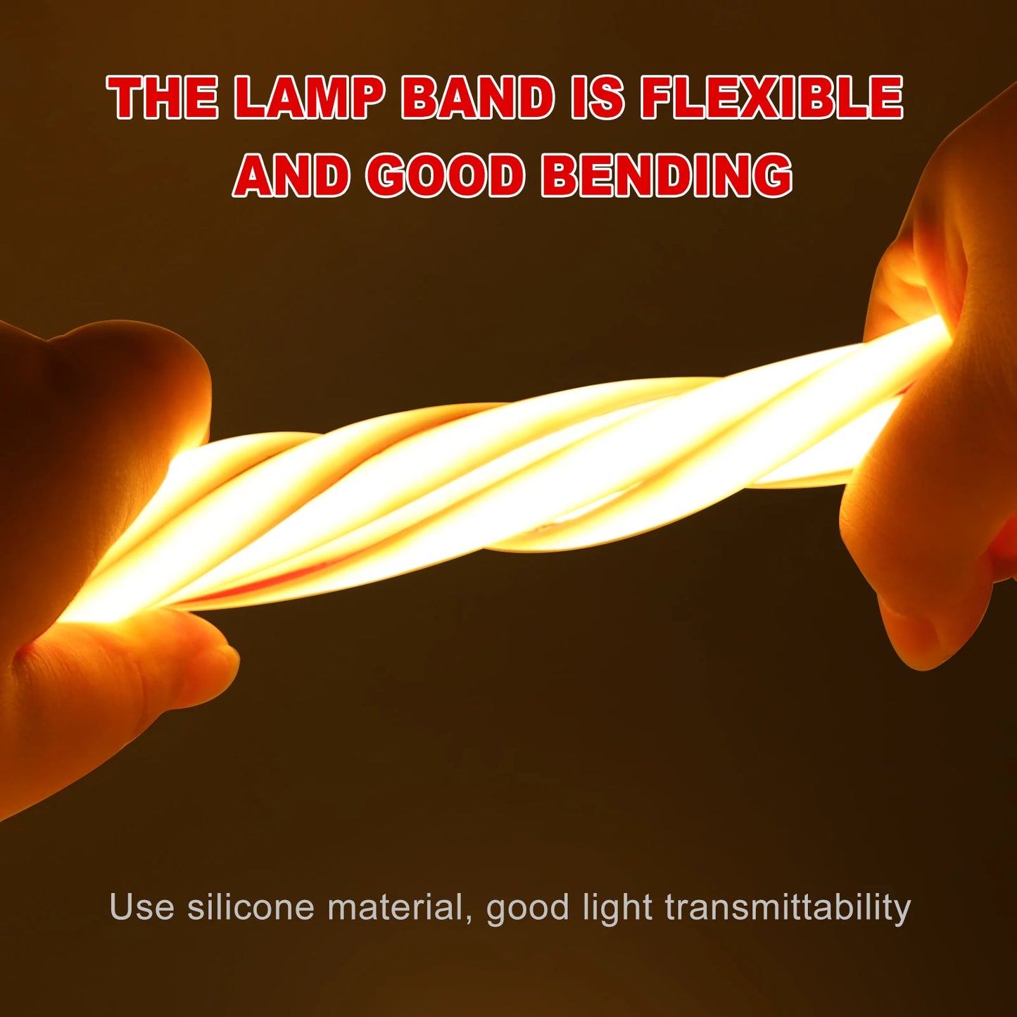 IP68 Waterproof COB LED Strip Light DC 12V 24V 320LEDs
