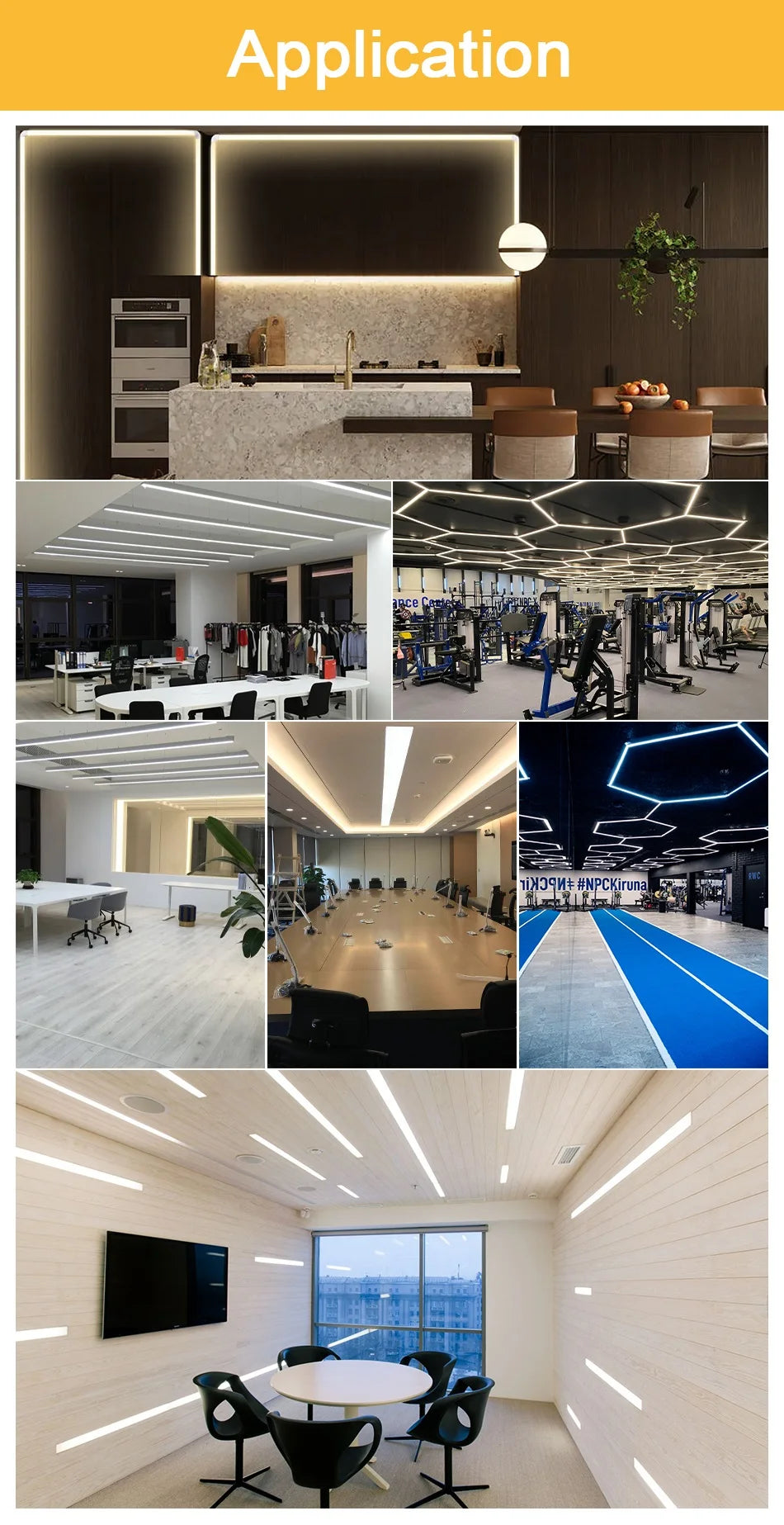 COB LED Strip Lights High Density Flexible LED Ribbon Tape