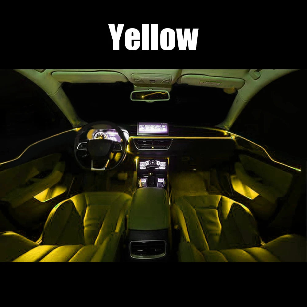 LED Strips RGB Car Interior Light Ambient Lamp Decorative