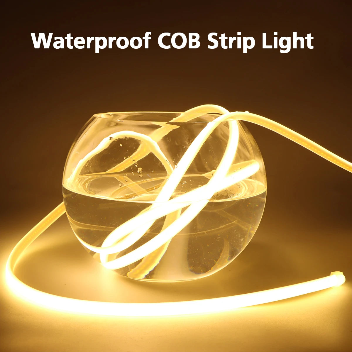 10M 20M 30M COB Neon Strip Light 288LEDs/M Pure Silicone Tube
