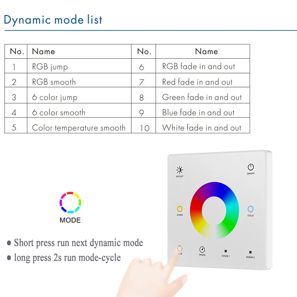 COB RGB+CCT LED Strip Flexible Dimmable Room Liner Light