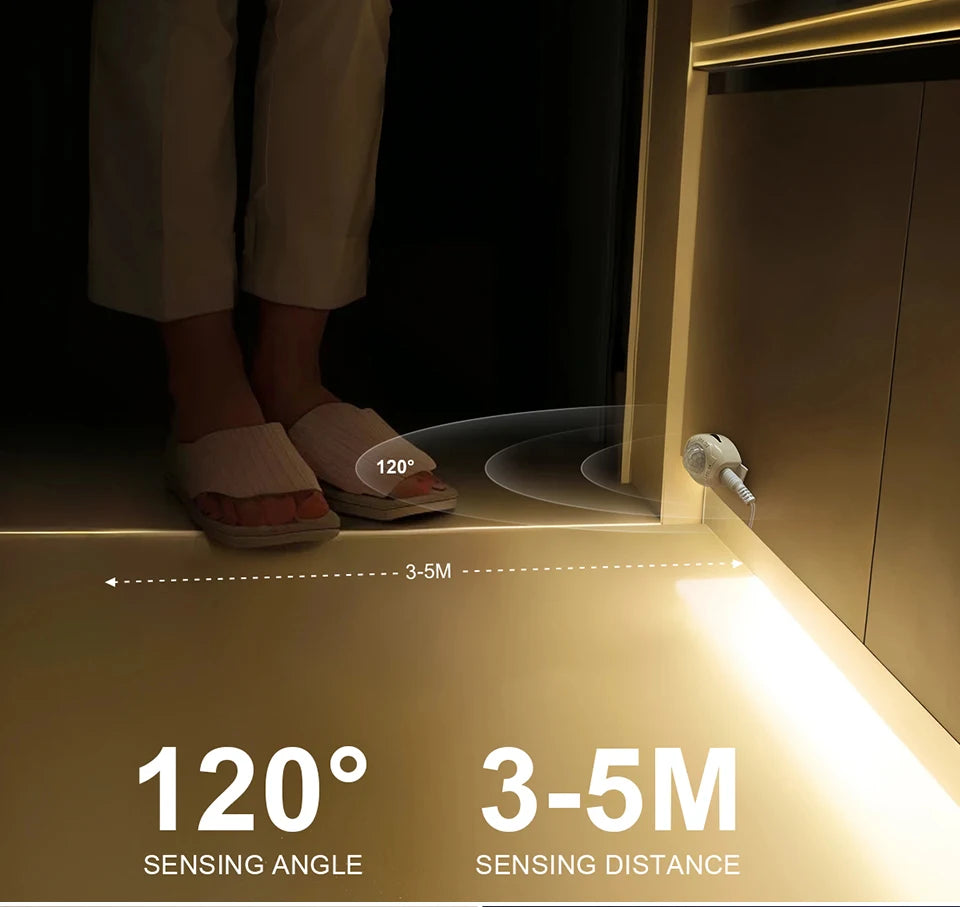 Waterproof 2835 LED Strip with 110V 220V to 12V EU US Power Adapter