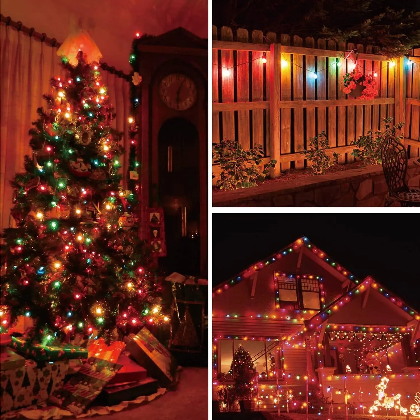 Colorful Outdoor Lights Garland G40 Garden String Light