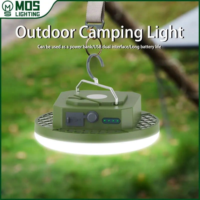 MOSLIGHTING Outdoor Camping Lantern Portable Rechargeable