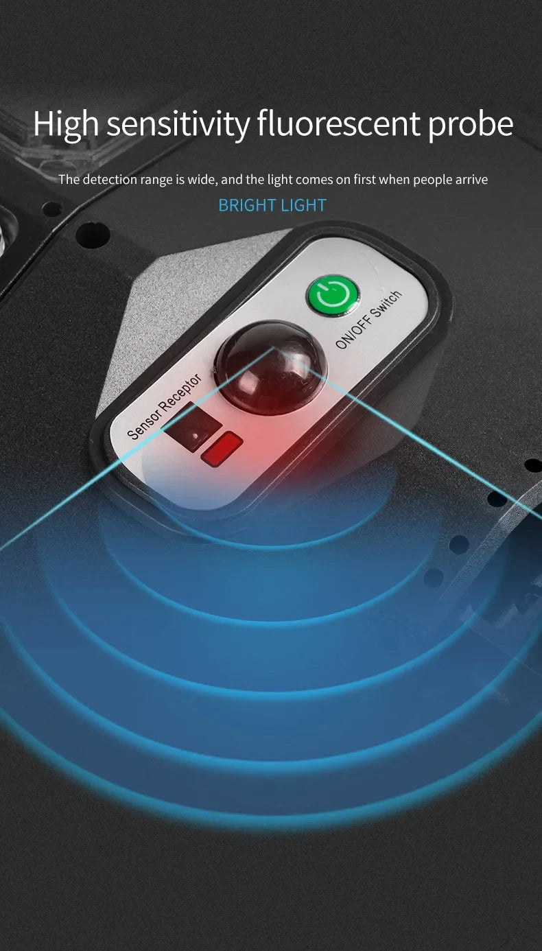 LED Super Bright Outdoor Solar Powered Lamp Waterproof