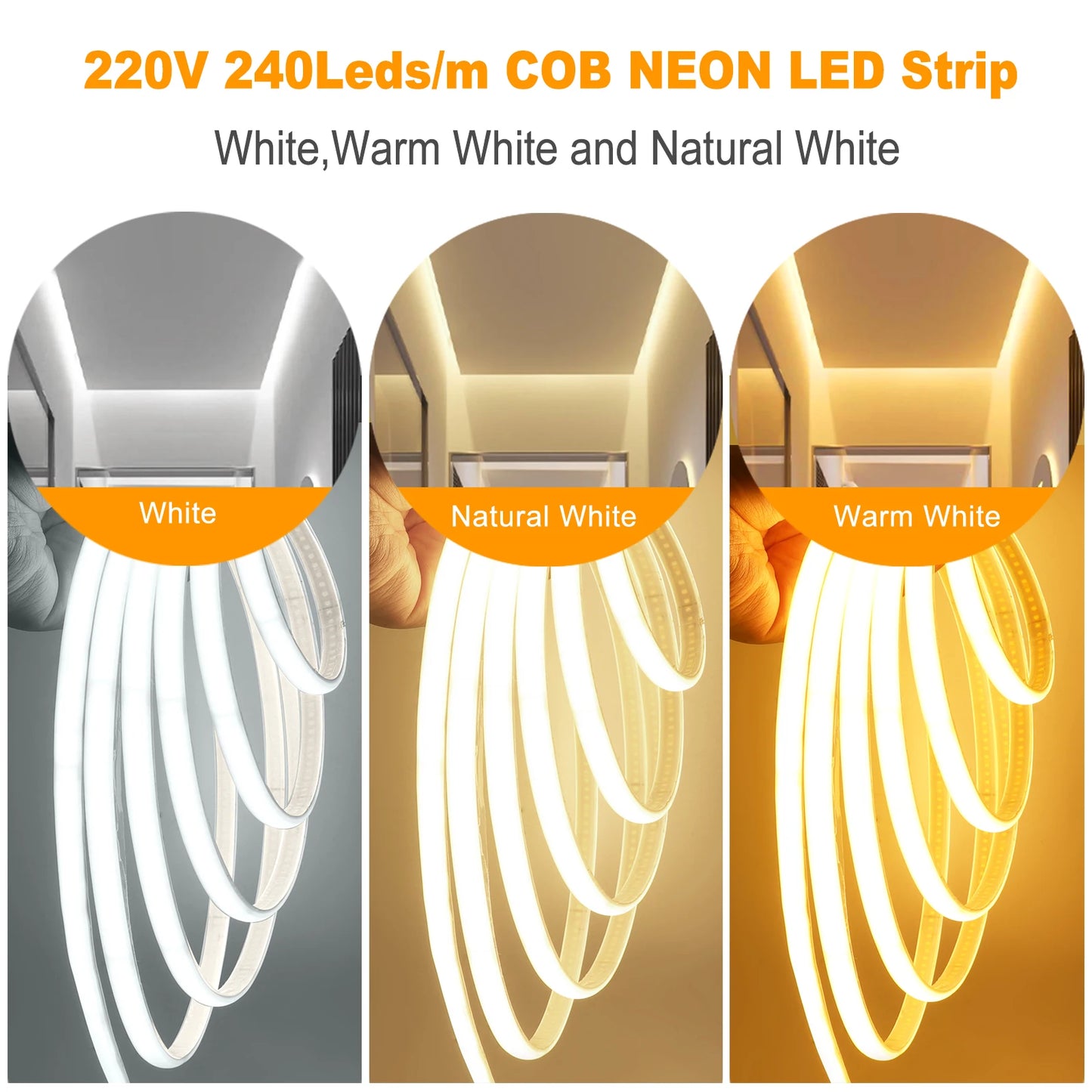 IP65 COB Self-adhesive Tape LED Neon Light Strips