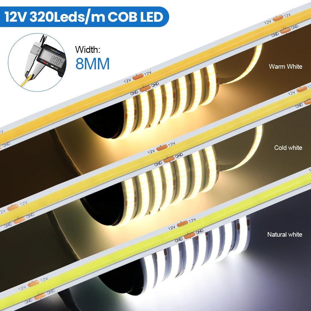 Self-adhesive Home Decor Flexible Ribbon Rope LED Light