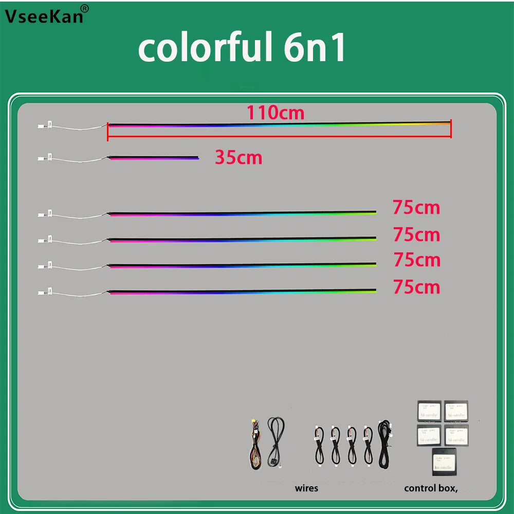 Car Ambient Light 24in1 22in1 18in1Dual Zone Symphony