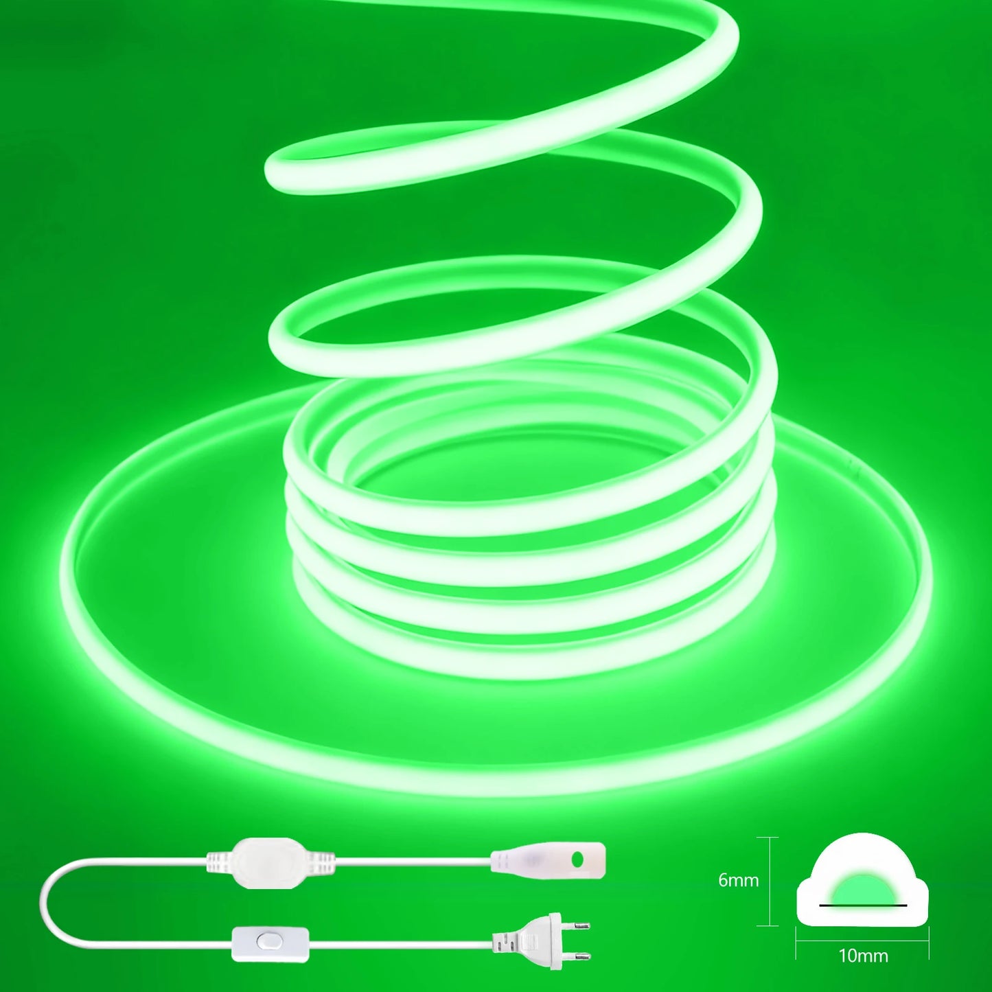 AC 220V COB LED Strip Flexible LED Tape Ribbon Rope