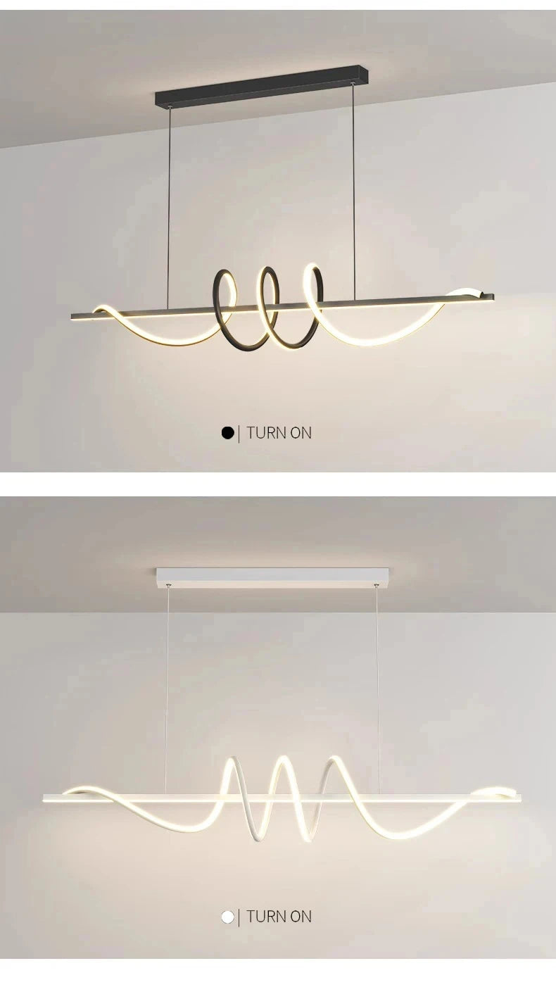 Modern Energy Saving LED Pendant Lights Dining Room Living Lamp