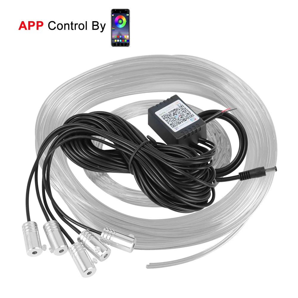 LED Strips RGB Car Interior Light Ambient Lamp Decorative