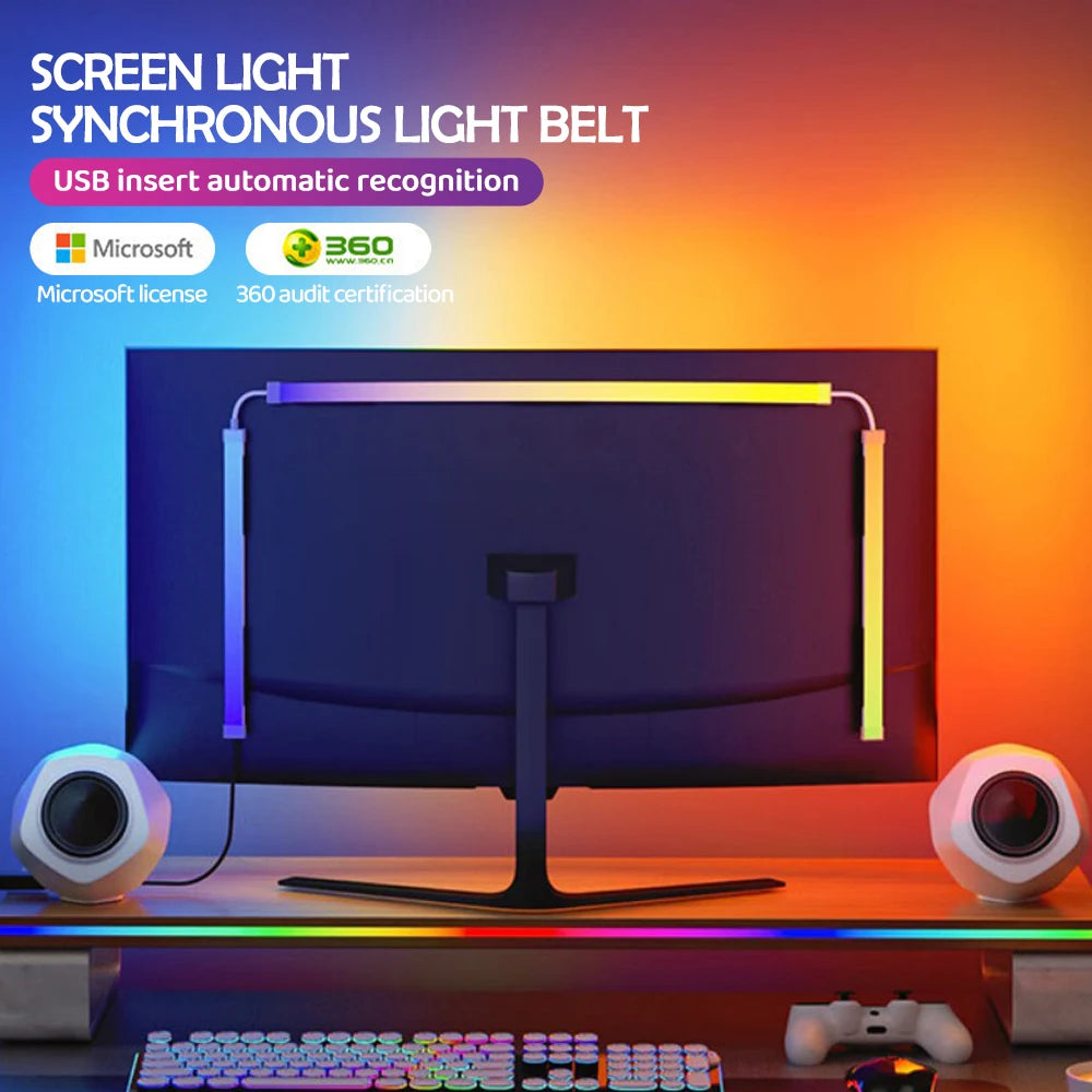 RGB Gaming Light Sync Strip Screen Backlight with Smart APP