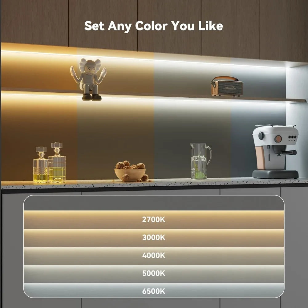 24V FCOB CCT LED Light Strip Color-Changing LED Tape