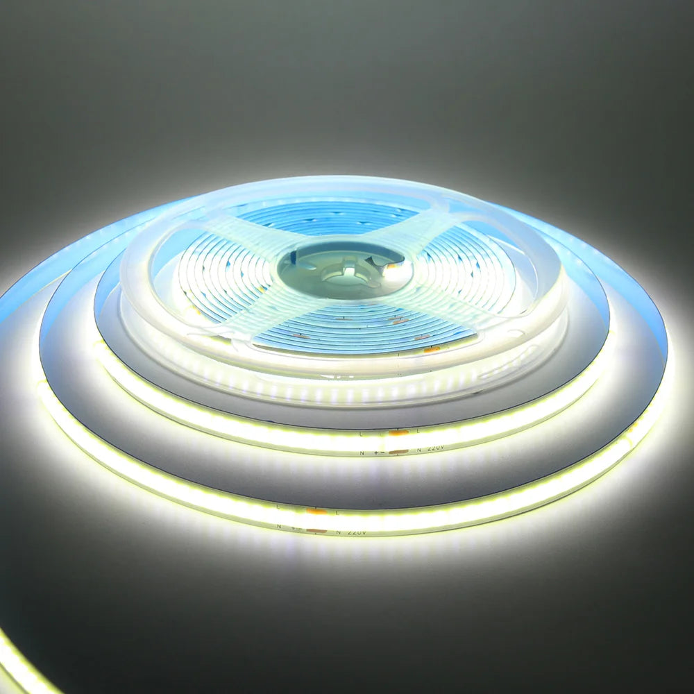 Led Strip COB 220V High Brightness Flexible Light Tape